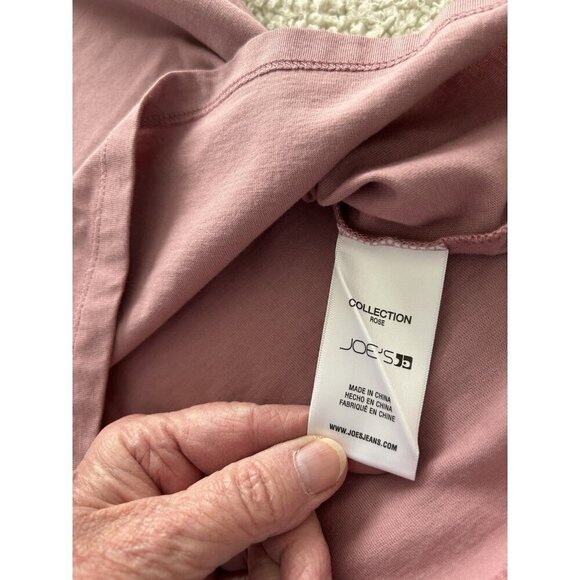 Joe’s Jeans Eyelet Flutter Sleeve Top in Rose NEW NWOT, Size L MSRP $148 - Picture 4 of 7